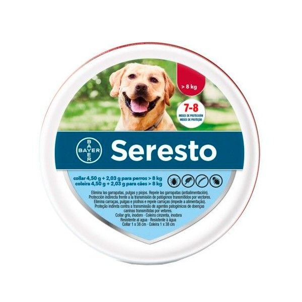 seresto collar antiparasitos +8kg