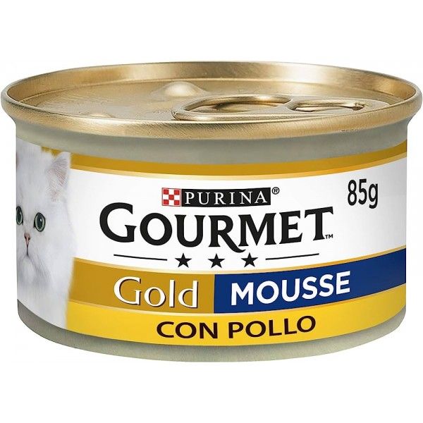 gourmet gold comida húmeda,mousse con pollo
