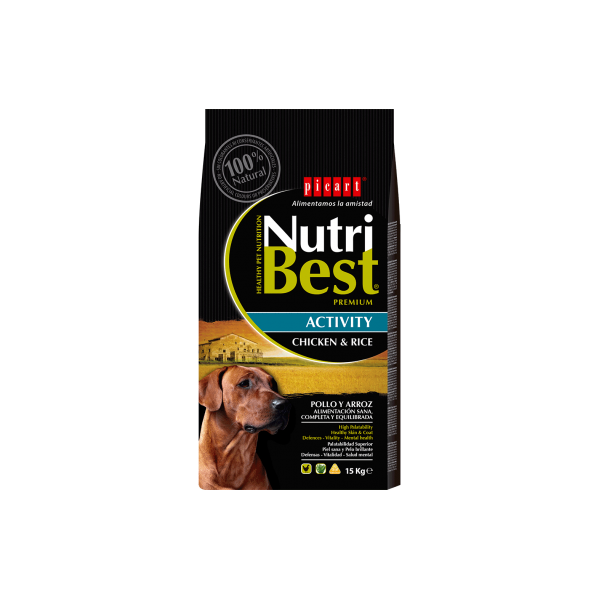 pienso picart nutribest activity saco 15kg