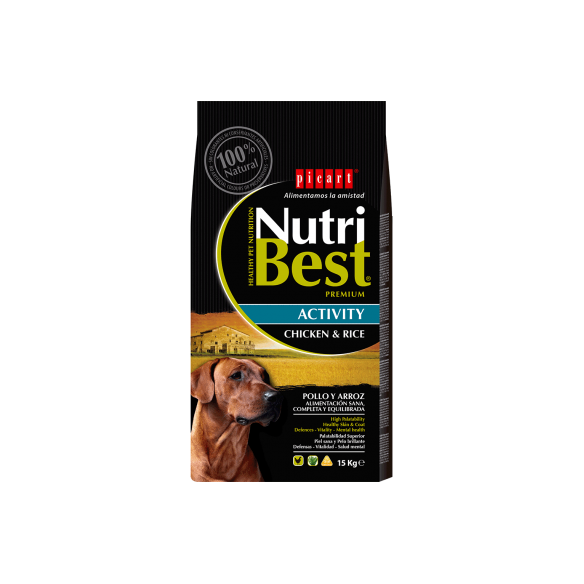 pienso picart nutribest activity saco 15kg