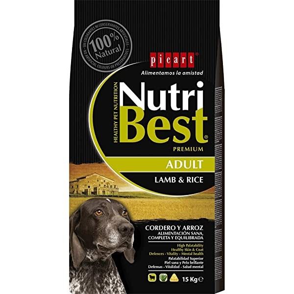 pienso picart nutribest adulto cordero saco 15kg