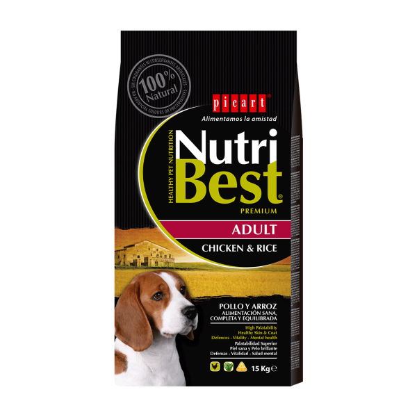 pienso picart nutribest adulto pollo saco 15kg