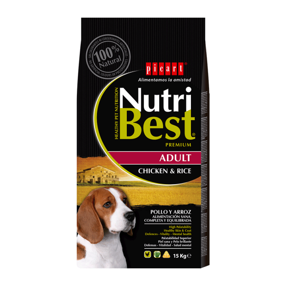 pienso picart nutribest adulto pollo saco 15kg