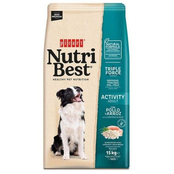 pienso picart nutribest activity saco 15kg