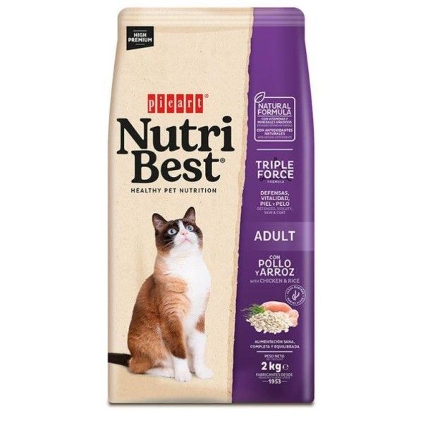 Pienso Nutribest gato pollo&arroz 15kg