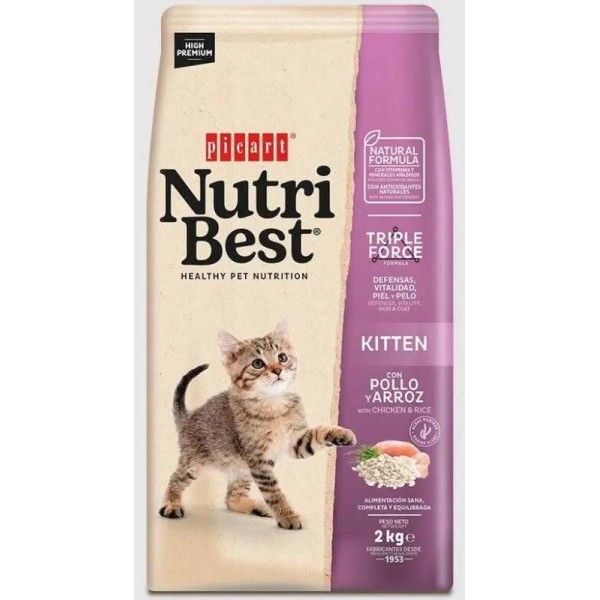 Nutribest kitten pollo&arroz 8kg